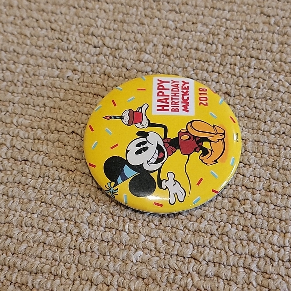 Celebrating Mickey pin